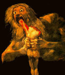      in 1789 painted  Satan   as a giant    