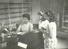 Bertha Voyer in first library