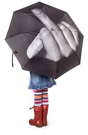 Fuck the Rain Umbrella: - via Daymix