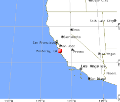 Monterey, California map - via Daymix
