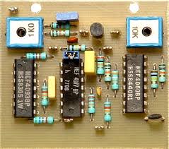      a small  electronic circuit   that    