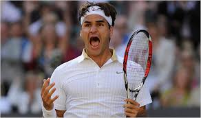 Wimbledon champ Roger Federer - via Daymix