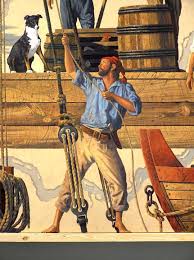   Sailing   was another common method of    