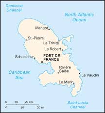 Map of Martinique - via Daymix