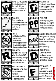NEW ESRB GAME RATINGS #1