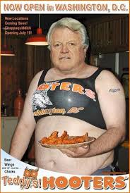 Ted Kennedy at Hooters