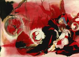 Miyu and Larva asleep against