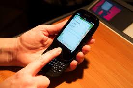 the Palm Pre.