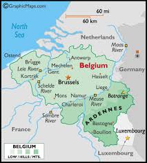 Belgium map - Online travel - via Daymix