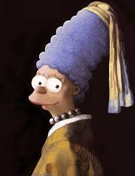 Marge Simpson Oil Painting - via Daymix