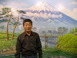 銭湯の富士を描く職人・中島盛夫