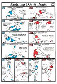 Stretching Do's &amp; Don'ts Chart - via Daymix