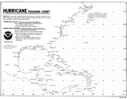  NOAA Hurricane Tracking Chart 
