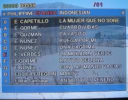 Spanish Karaoke Song Selection