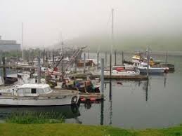 A photo of the small boat  harbor   of    