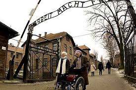 the Auschwitz death camp. - via Daymix