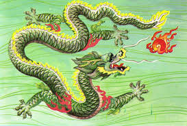   Chinese    Dragon   Green 17 Large