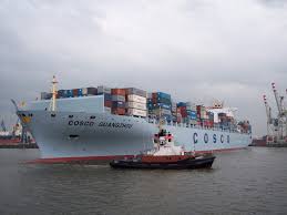 Yesterday the COSCO Guangzhou made