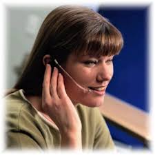 Image of woman with earpiece ii    