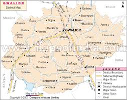 Gwalior District Map
