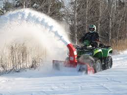 50" clearing width ATV snow