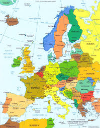 Map of Europe - Countries - via Daymix