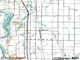 Blencoe topographic map