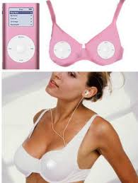 Crazy iPod Accessory an iPod  Bra  