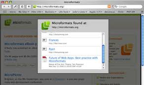 Example of Microformats - via Daymix