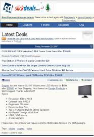 Slickdeals front page