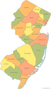 This map shows New Jersey's 21 - via Daymix