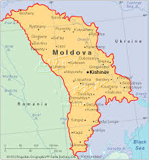 This detailed map of Moldova