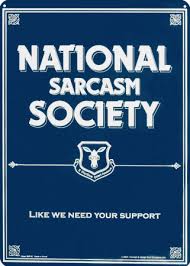 National Sarcasm Society Tin - via Daymix