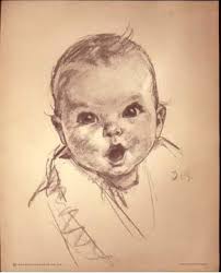was posing as the Gerber baby