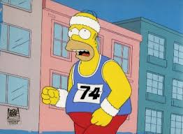 Homer  running   People often ask me if    