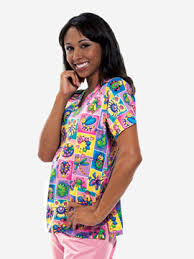 Garfield scrub tops, Here