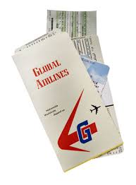      the paper  airline ticket   will be    