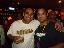   Russell Peters   l and Mark Saldana    