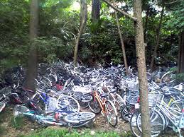 of their old bicycles, - via Daymix