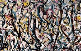 Jackson pollock's mural is - via Daymix