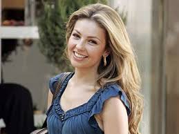 Image <b>Thalia</b> walks during a video shoot. Picture