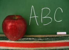 alphabet  chalkboard  