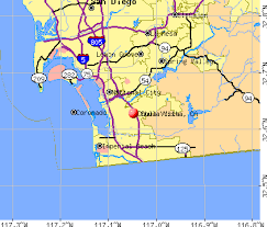 Chula Vista, CA map - via Daymix