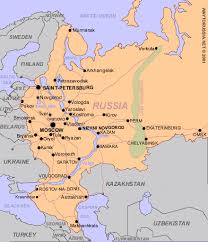 Map of European Russia - via Daymix