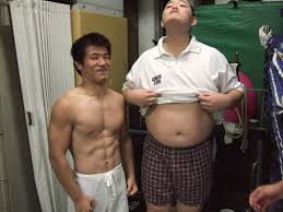 腹筋対決