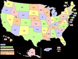 Map of the United States - via Daymix