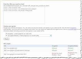 see if the robots.txt file