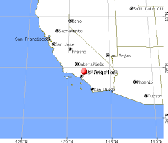 Palmdale, California map - via Daymix