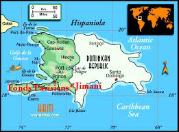 Map of Hispaniola (Haiti and - via Daymix