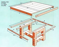 Cedar Patio Table Plans - via Daymix